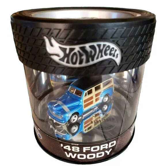2005 SHOWCASE HOT WHEELS: WAGON WHEELS SERIES #2/4 '48 FORD WOODY Metallic Blue - Picture 11 of 16